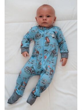 Burlebo - Baby Zip Up in Cowboy Up